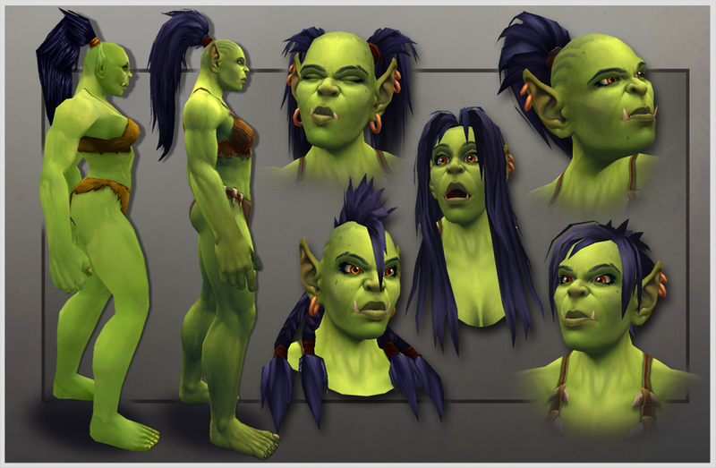 Illustration for article titled World Of Warcraft's New Orc Female: Now 100 Percent Less Stupid